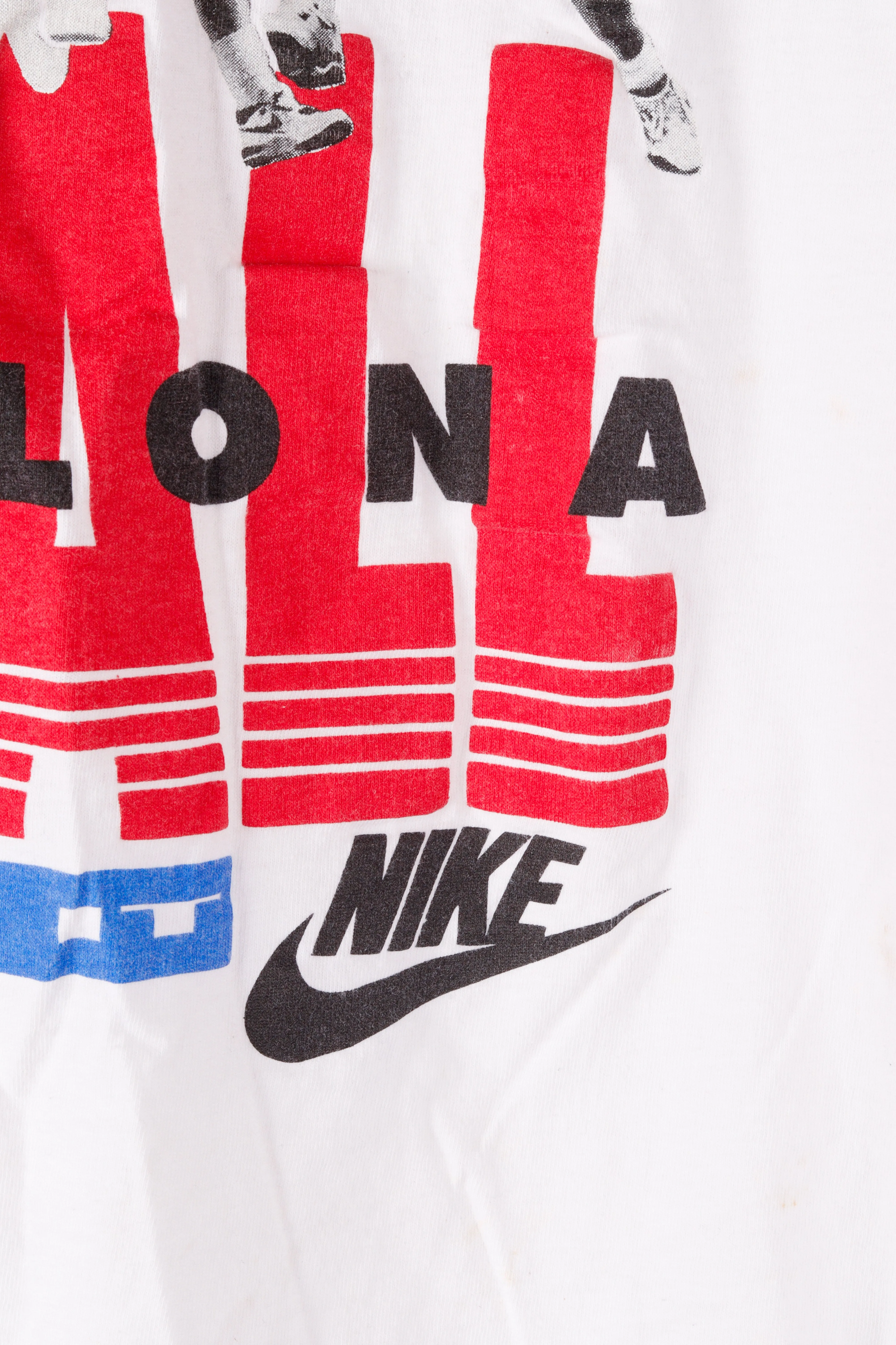 Vintage 1992 Nike 'Just Do It Barcelona Olympics B Ball' T-Shirt White