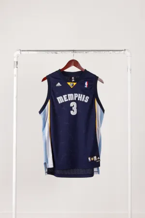 Vintage 2009-10 Adidas Memphis Grizzlies 'Allen Iverson' Away Authentic Jersey