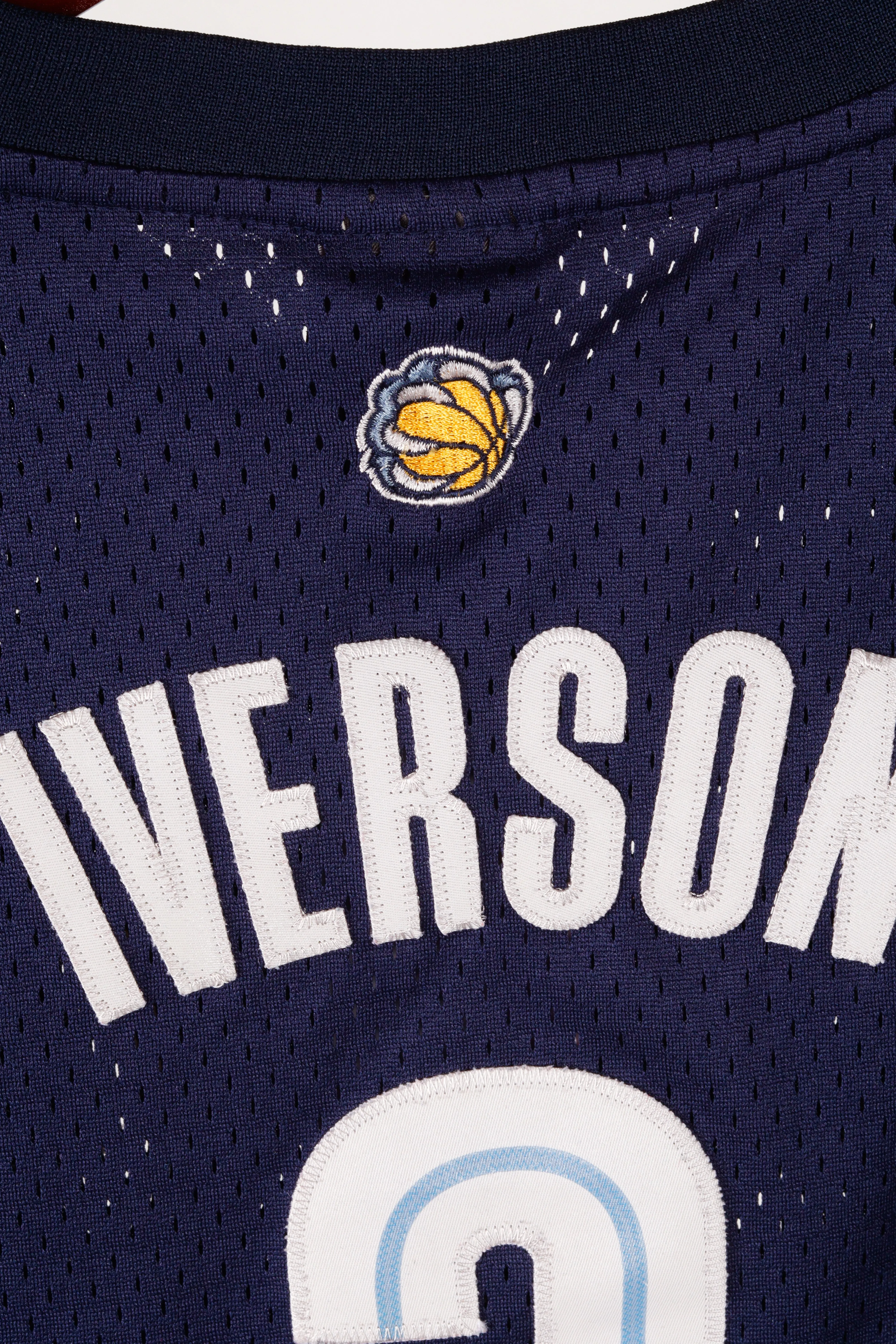 Vintage 2009-10 Adidas Memphis Grizzlies 'Allen Iverson' Away Authentic Jersey