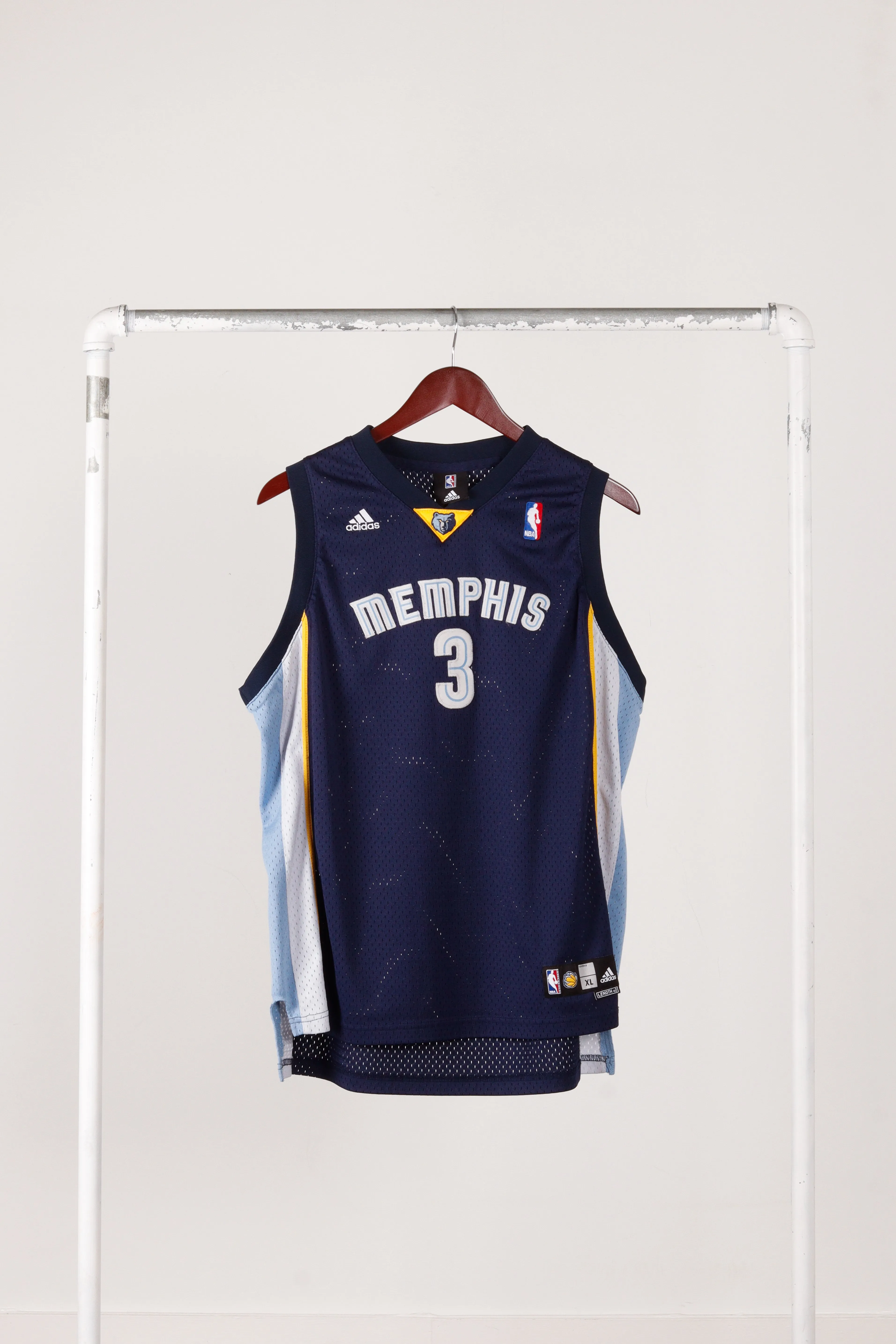 Vintage 2009-10 Adidas Memphis Grizzlies 'Allen Iverson' Away Authentic Jersey