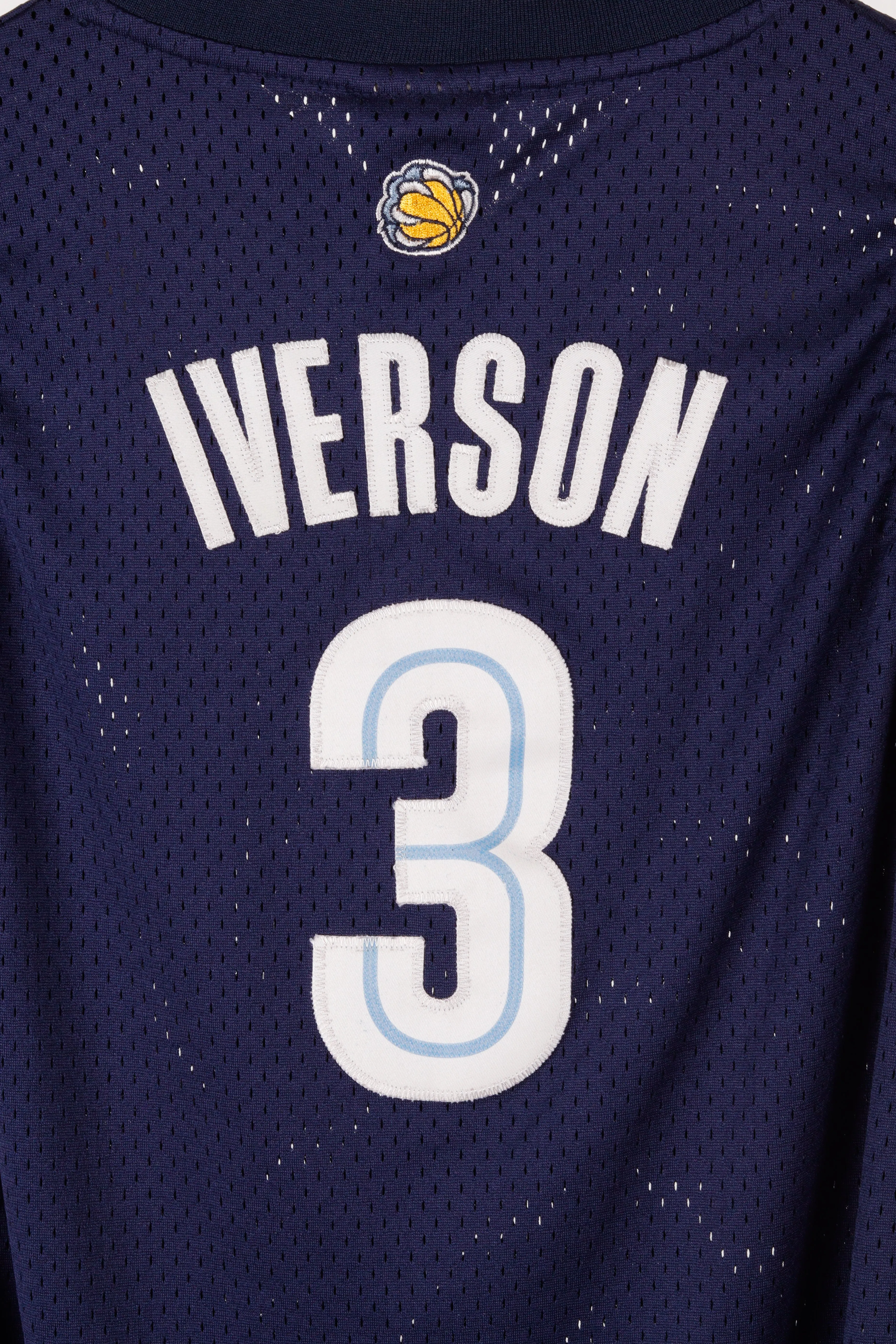 Vintage 2009-10 Adidas Memphis Grizzlies 'Allen Iverson' Away Authentic Jersey