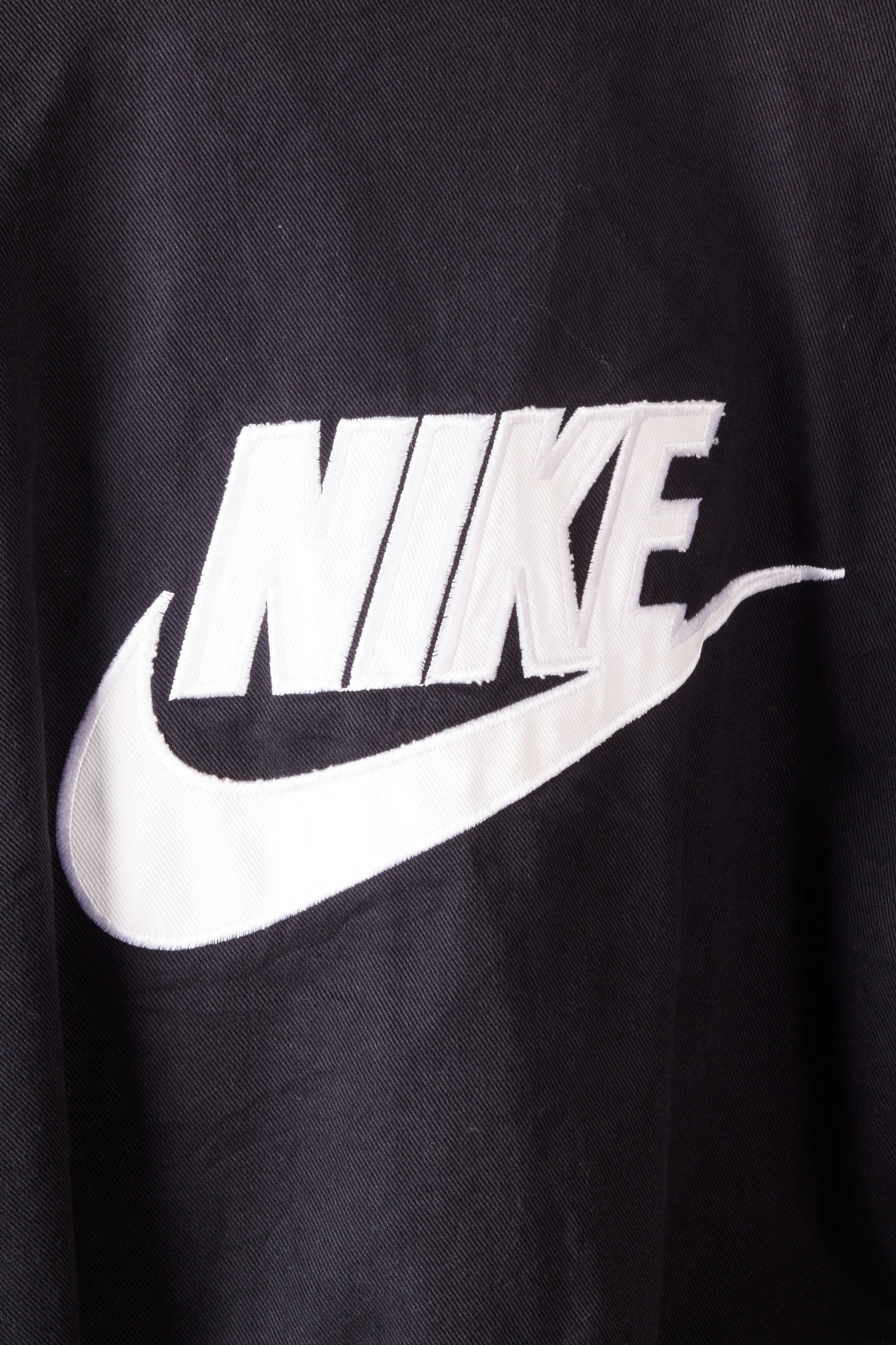Vintage 90's Nike Premier Soccer 'Denim' Pullover Shirt Black