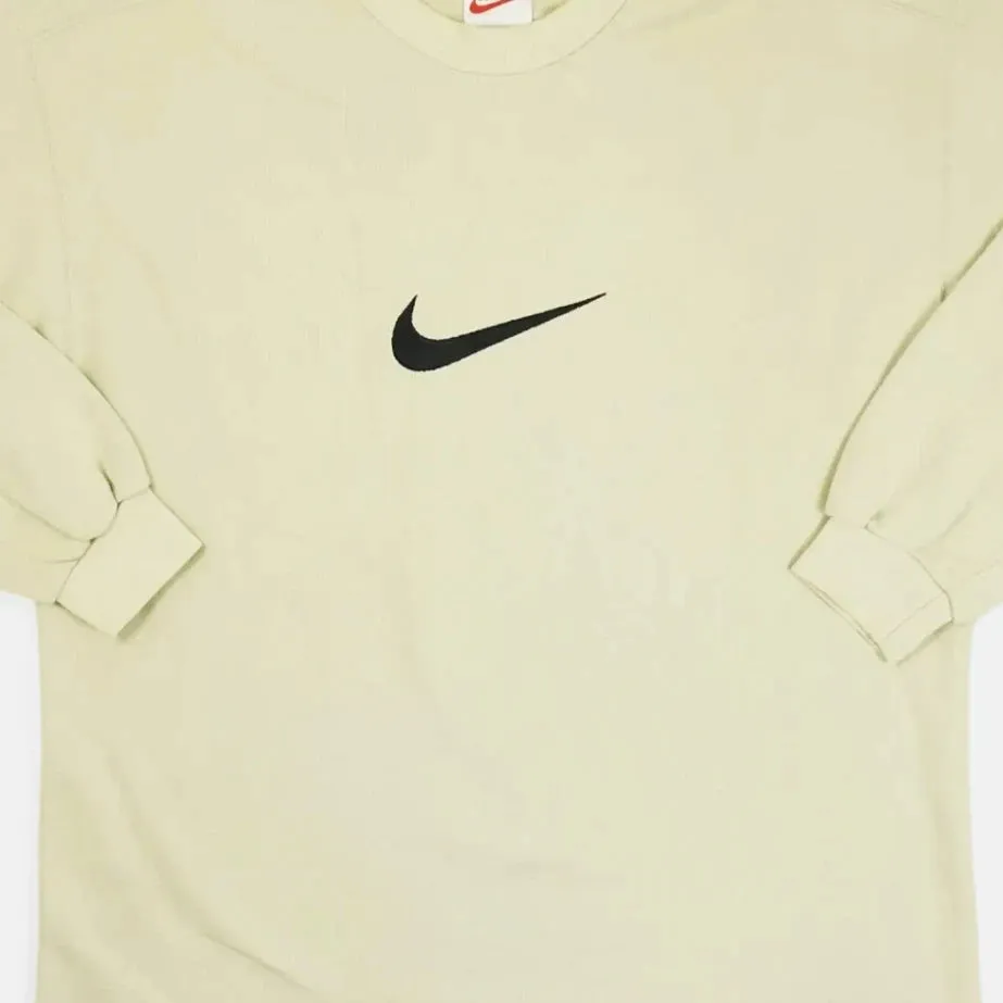Vintage Nike Beige 90s Sweatshirt (XL)