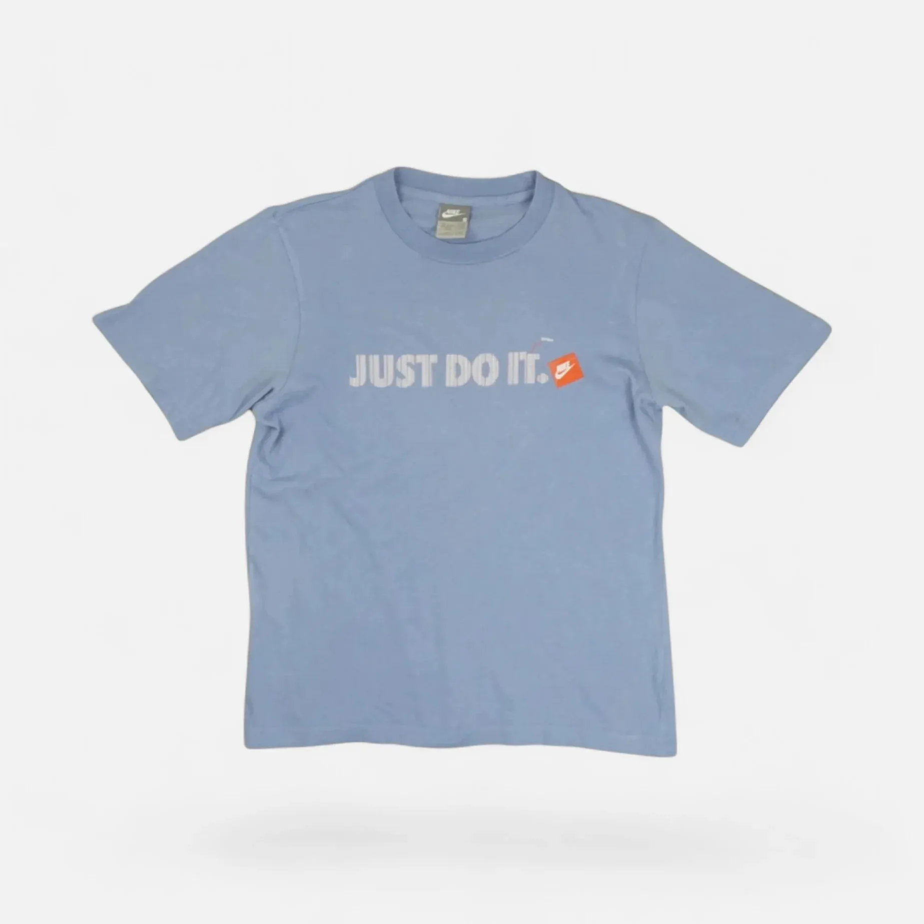 Vintage Nike Blue Just Do It T-shirt (S)