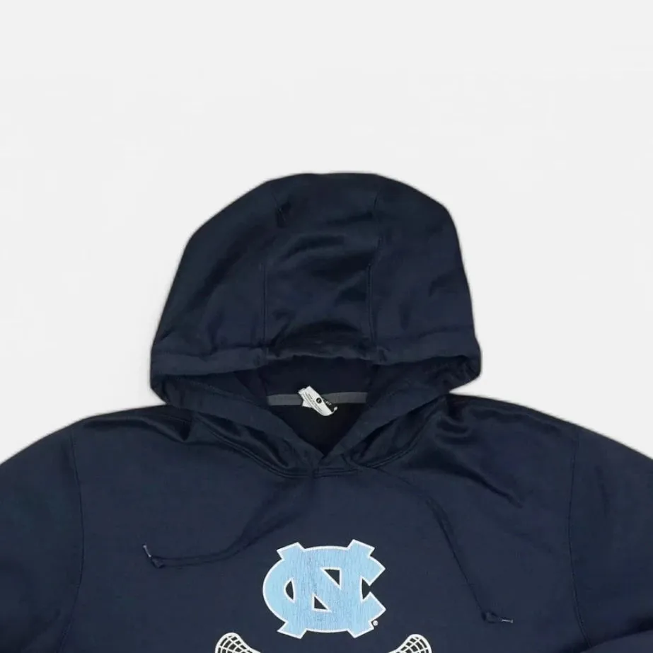 Vintage Nike North Carolina Lacrosse Navy Hoodie (L)