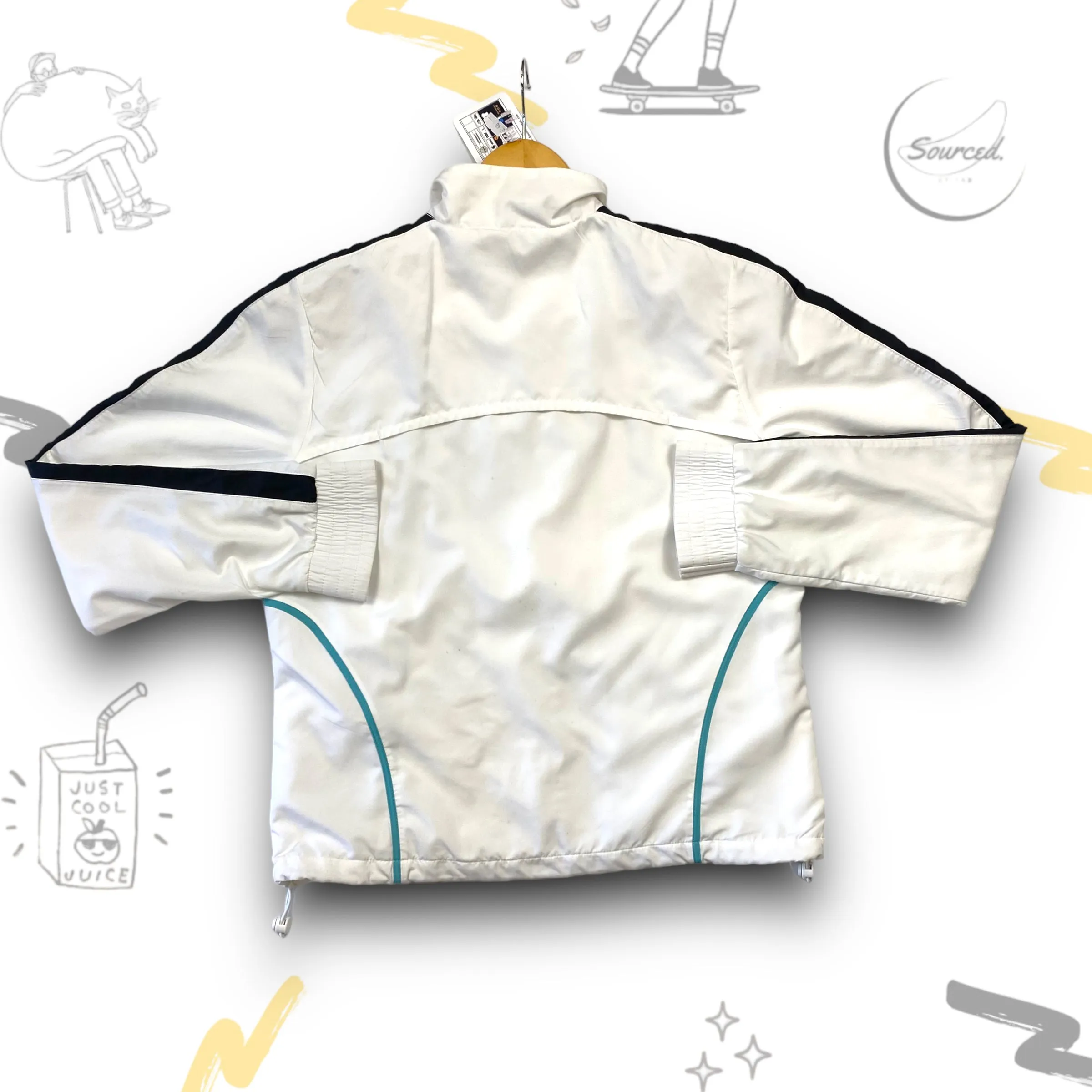 White Nike Track Jacket (S)