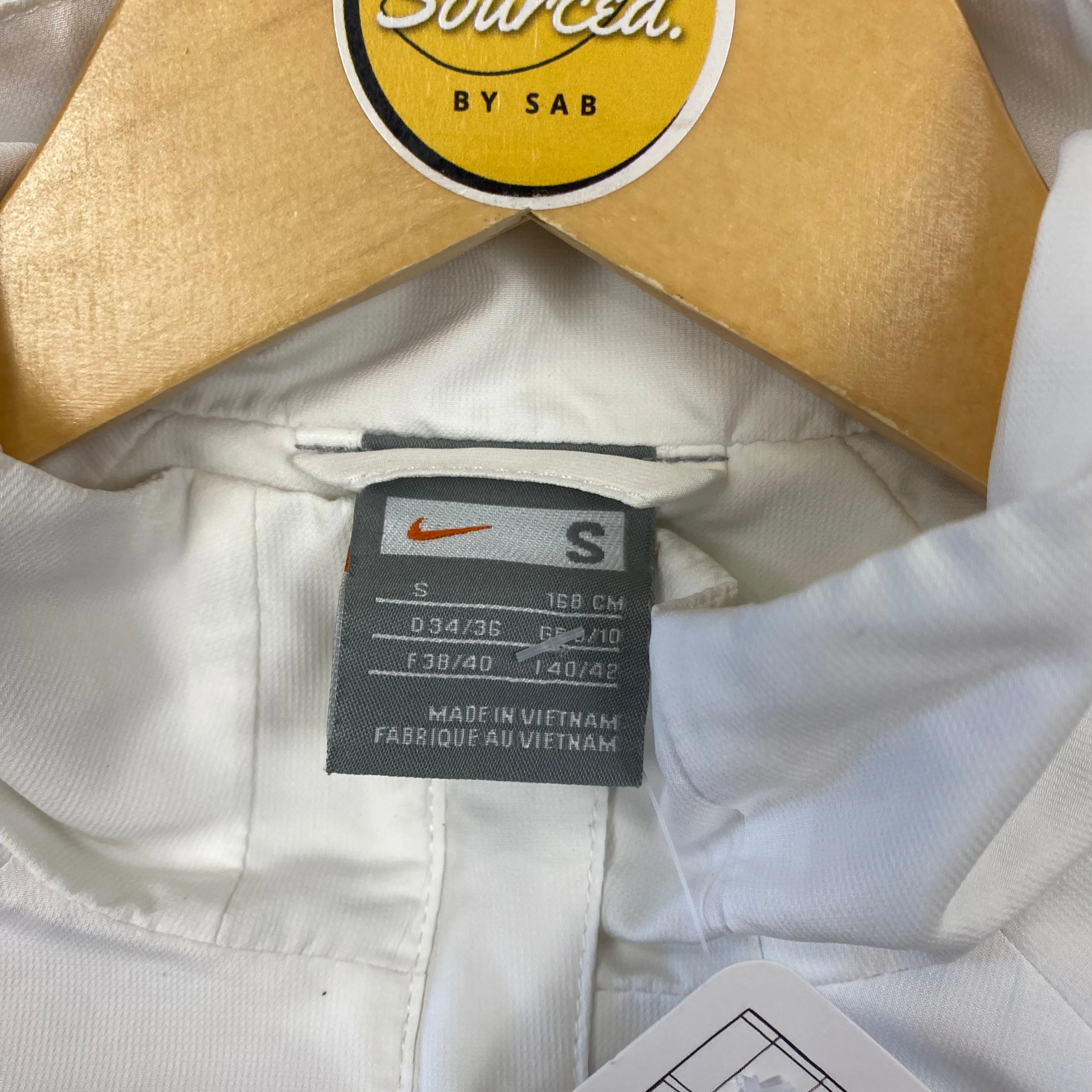 White Nike Track Jacket (S)