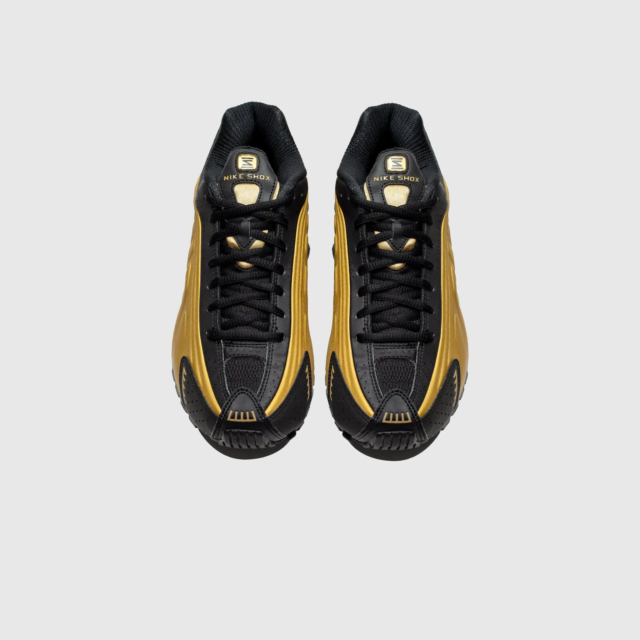 WMNS SHOX R4 METALLIC GOLD