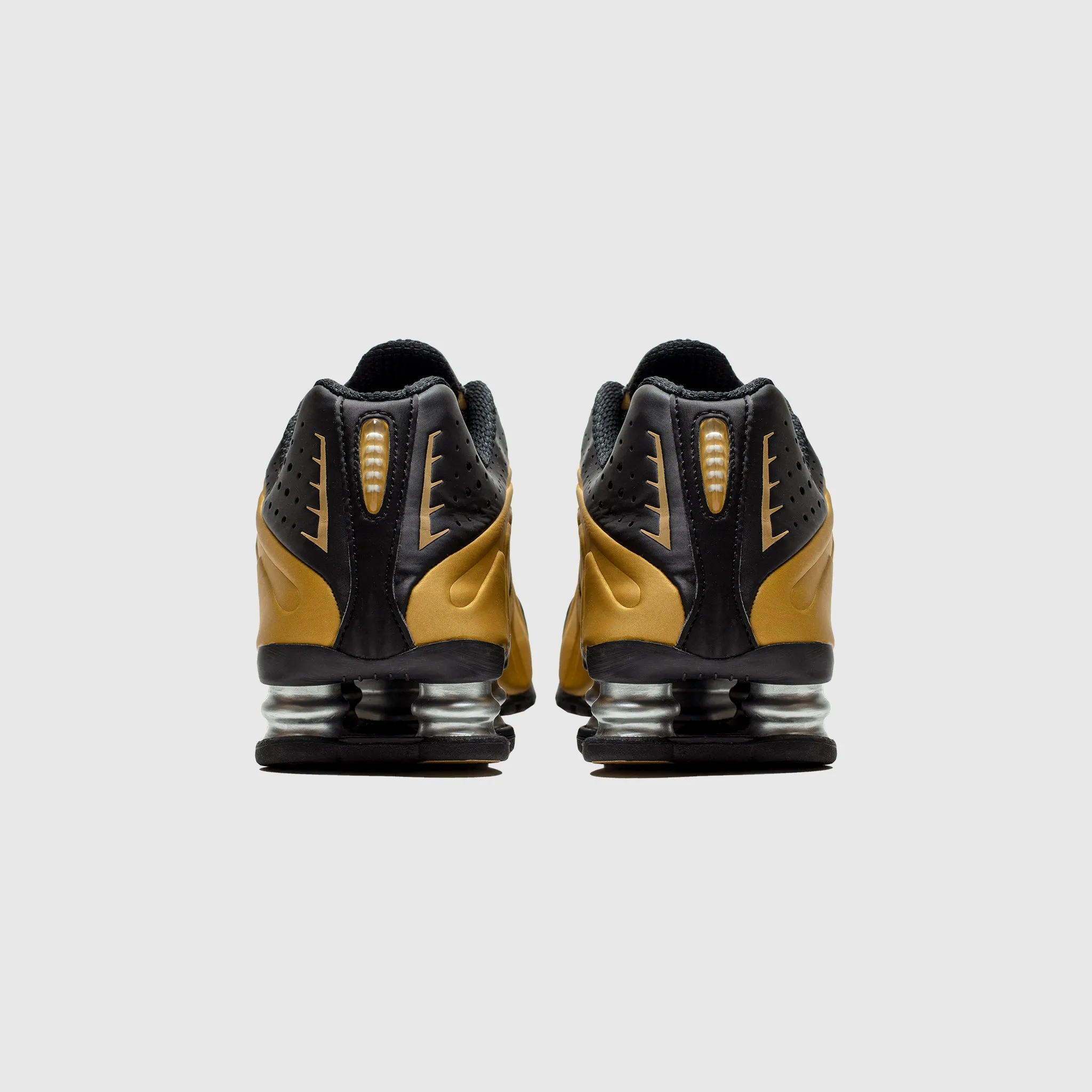 WMNS SHOX R4 METALLIC GOLD