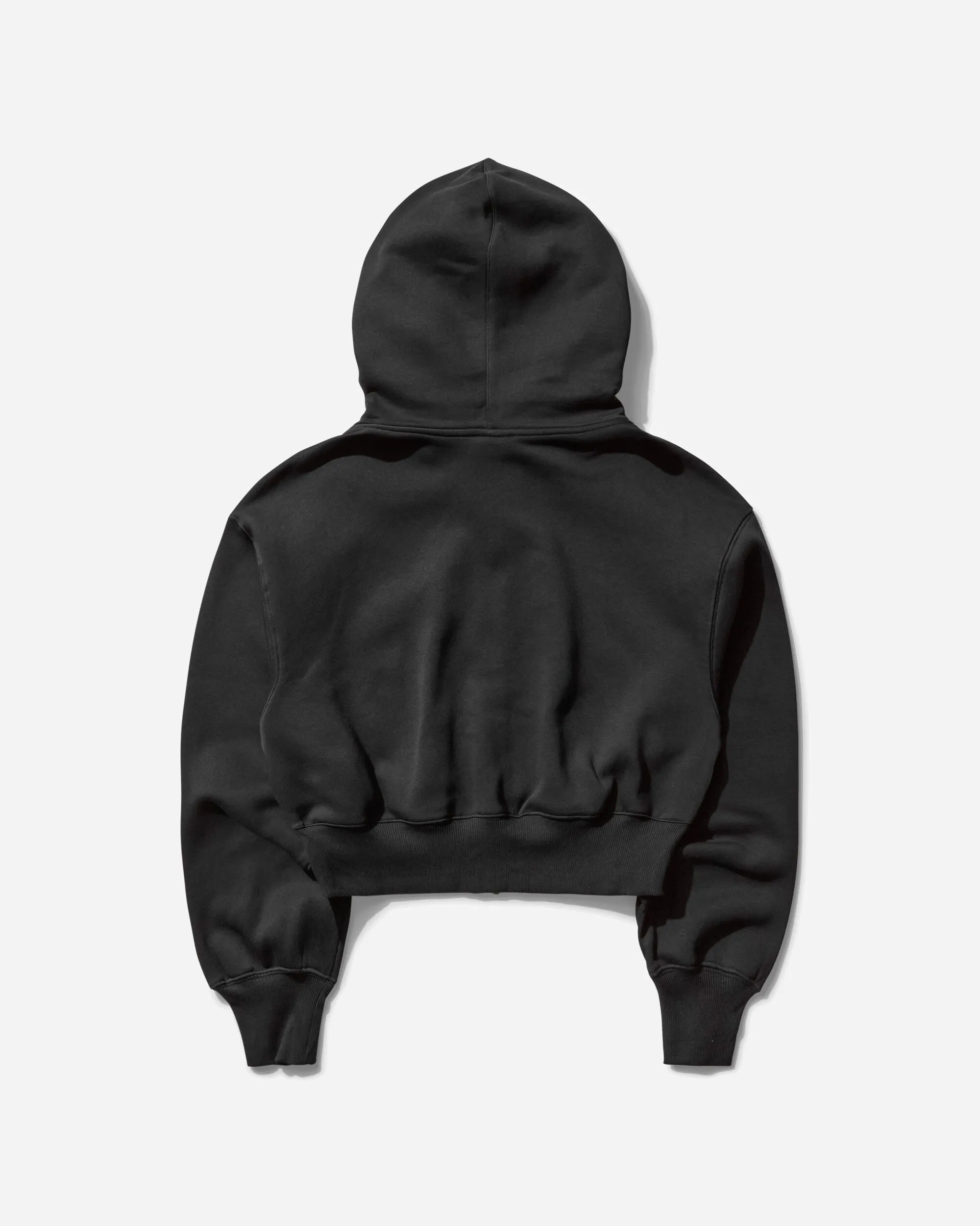 Women's Phoenix Fleece Loose Cropped Full-Zip Hoodie Black